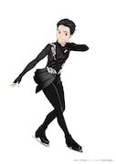 「愛について~Eros~」の衣装を着用した勝生勇利。