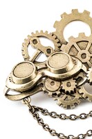 四葉環モデルのブローチ