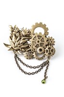 千モデルのブローチ