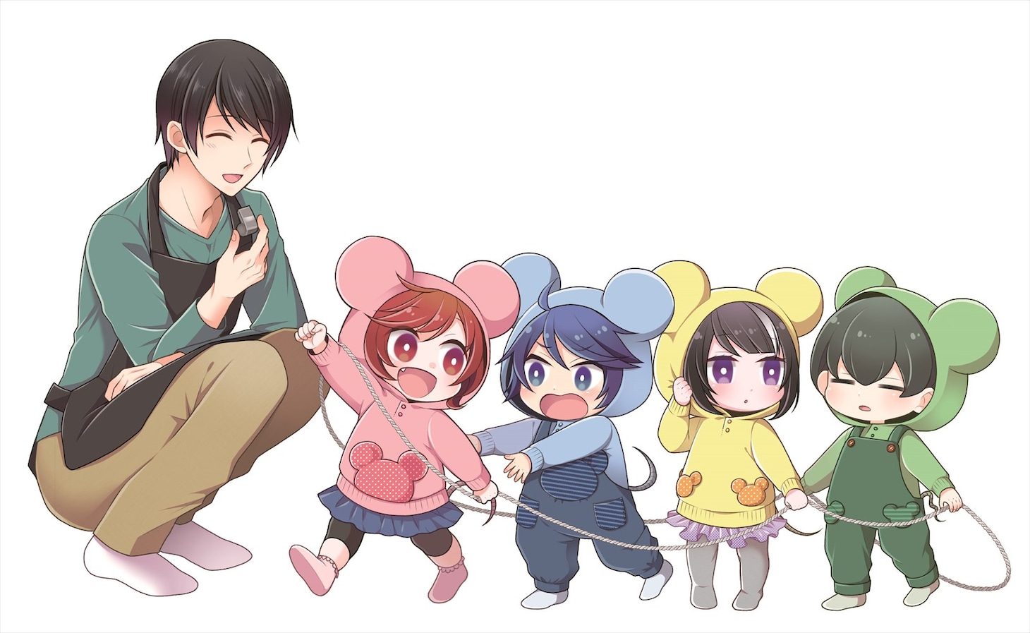 「神様の子守はじめました。」の予告カット。