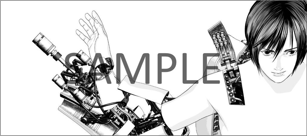 「いぬやしき」のBlu-ray / DVD下巻の描き下ろし3面デジパックイラスト。