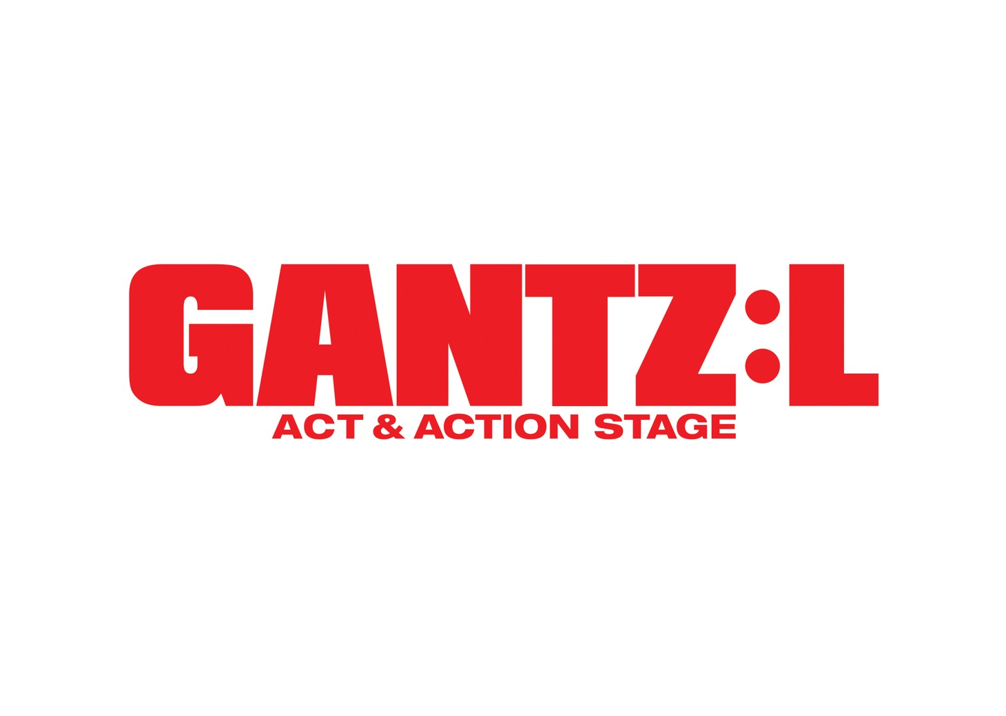 「『GANTZ:L』-ACT＆ACTION STAGE- 」のロゴ。