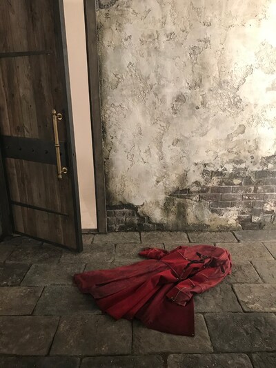 衣装の西原梨恵により制作されたエドのマント。