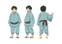 蓬のキャラクタービジュアル。