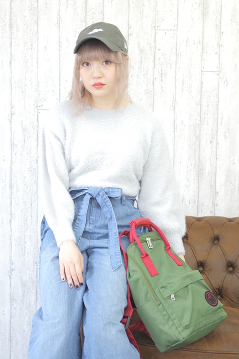 バックパック（早乙女乱馬モデル）の使用イメージ。