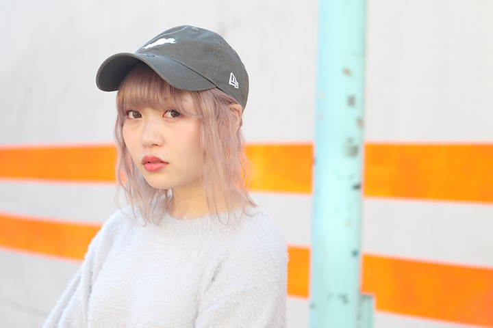NEW ERAキャップ（早乙女乱馬モデル）の着用イメージ。