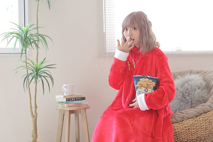 ルームウェア（早乙女乱馬モデル)の着用イメージ。