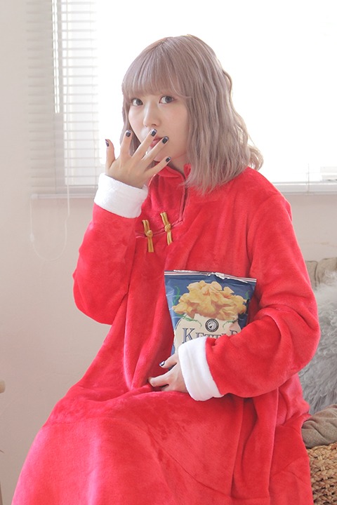 ルームウェア（早乙女乱馬モデル)の着用イメージ。