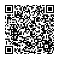 LINEスタンプ「町でうわさの天狗の子」に遷移できるQRコード。