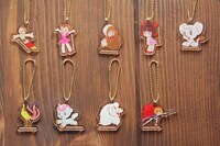 全9種から選べるアクリル製キャラクターストラップ。