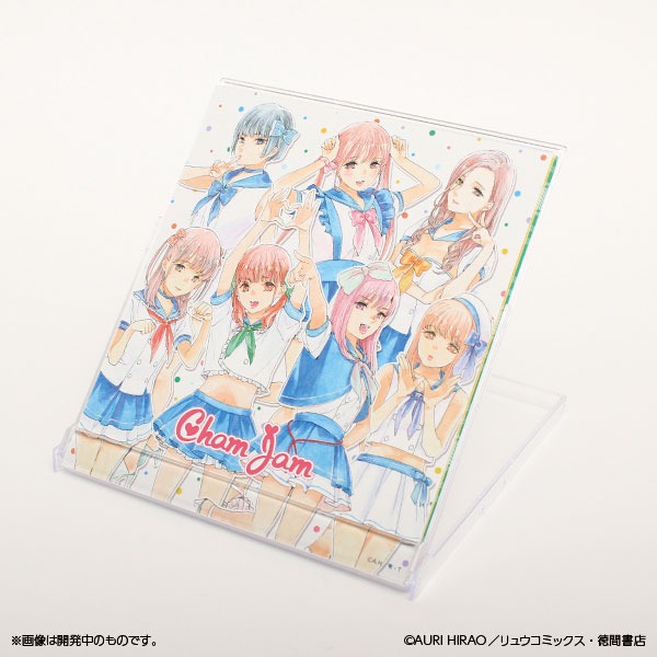 「ChamJam CDジャケット風イラストカード」に使用イメージ。