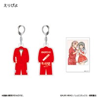 「ChamJam 衣装キーホルダー＆チェキ風缶バッジセット」のセットイメージ。