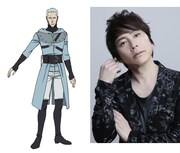 左からヒース・グライスの設定画、置鮎龍太郎。