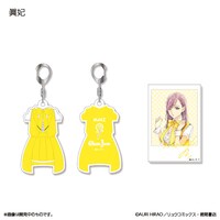 「ChamJam 衣装キーホルダー＆チェキ風缶バッジセット」のセットイメージ。