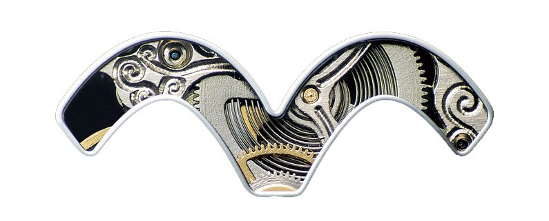 こちら葛飾区亀有公園前派出所 両さんの機械式ウォッチ」 の盤面に