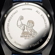 「こちら葛飾区亀有公園前派出所  両さんの機械式ウォッチ」 の裏蓋。