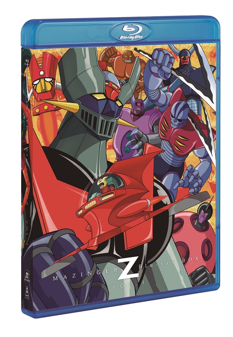 「マジンガーZ Blu-ray BOX VOL.1」パッケージのイメージ。