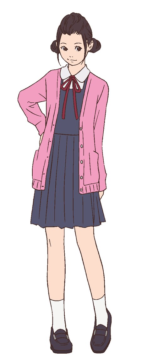 窪之内英策による、磯野サザエのキャラクター設定画。