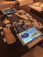 「鋼の錬金術師」コラボレーションカフェの様子。