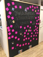 「鋼の錬金術師」コラボレーションカフェの様子。