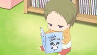 アニメ「学園ベビーシッターズ」第1話の場面カット。