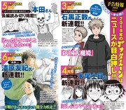 月刊アフタヌーン2018年1月号に掲載された新連載告知。