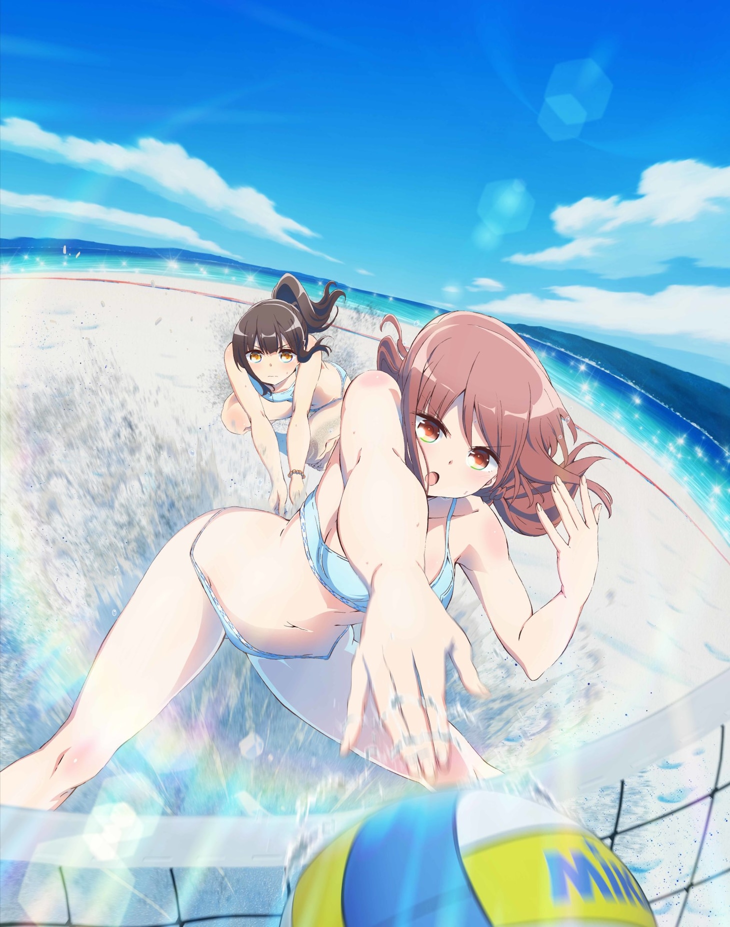 テレビアニメ「はるかなレシーブ」ティザービジュアル