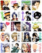 「家庭教師ヒットマンREBORN!（J50th）」のスタンプ。