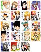 「家庭教師ヒットマンREBORN!（J50th）」のスタンプ。