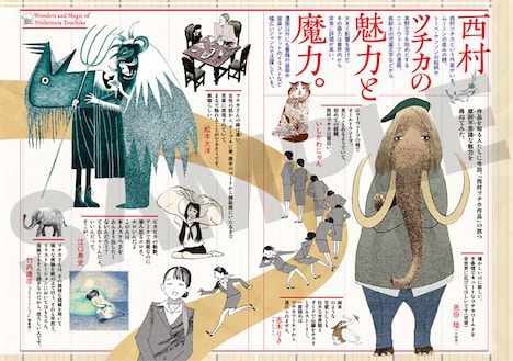 特集記事「西村ツチカの魅力と魔力」より。