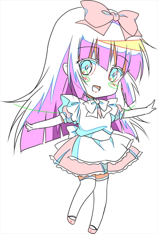 りせのSD設定画。(c)梱枝りこ・KADOKAWA／シスコン製作委員会