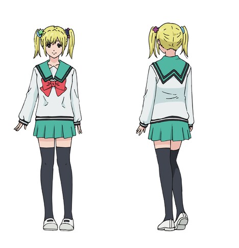 梨歩田依舞の設定画。