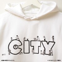 「CITYの住人パーカー」（ホワイト）