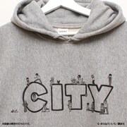 「CITY ロゴパーカー」(グレー)