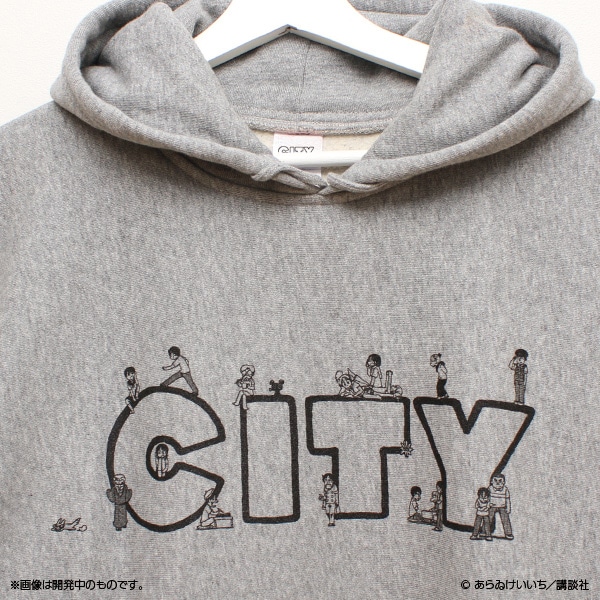 「CITY ロゴパーカー」（グレー）