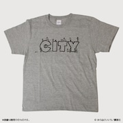 「CITYの住人Tシャツ(」グレー)