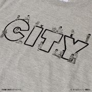 「CITYの住人Tシャツ(」グレー)