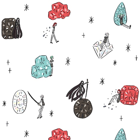 鬼頭祈の描き下ろしイラスト。