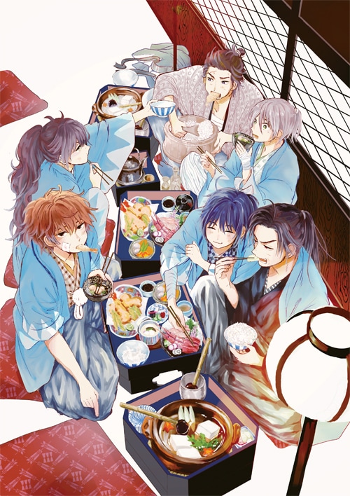 「だんだらごはん」イラスト。