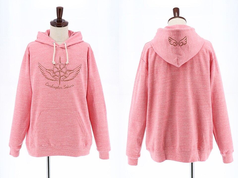 さくらの夢の杖＆羽根がプリントされた「CCさくら」ピンクのパーカーが登場