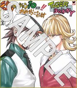 12月2日に配布されるmini色紙。桂正和による「TIGER & BUNNY」。(c)BNP/T&B PARTNERS