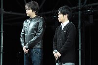 左から清水栄一、下口智裕。