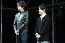 左から清水栄一、下口智裕。