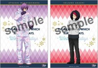 「雪玉ガラポン」で景品としてプレゼントされるクリアポスター。