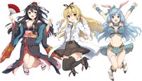 たかやKiによるアニメ化のお祝いイラスト。(c)白米良／オーバーラップ