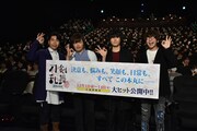 左から新垣樽助、市来光弘、増田俊樹、花江夏樹。