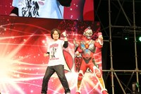 「電光超人グリッドマン」スペシャルステージの様子。