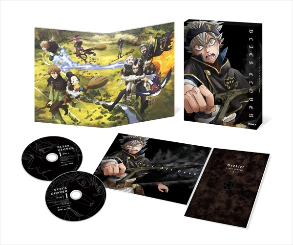 「ブラッククローバー」Blu-ray / DVD第1巻の展開図。