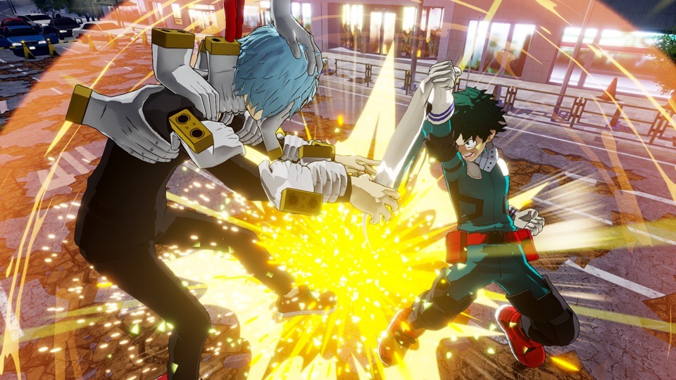 「僕のヒーローアカデミア One’s Justice」より。※画面は開発中のもの。