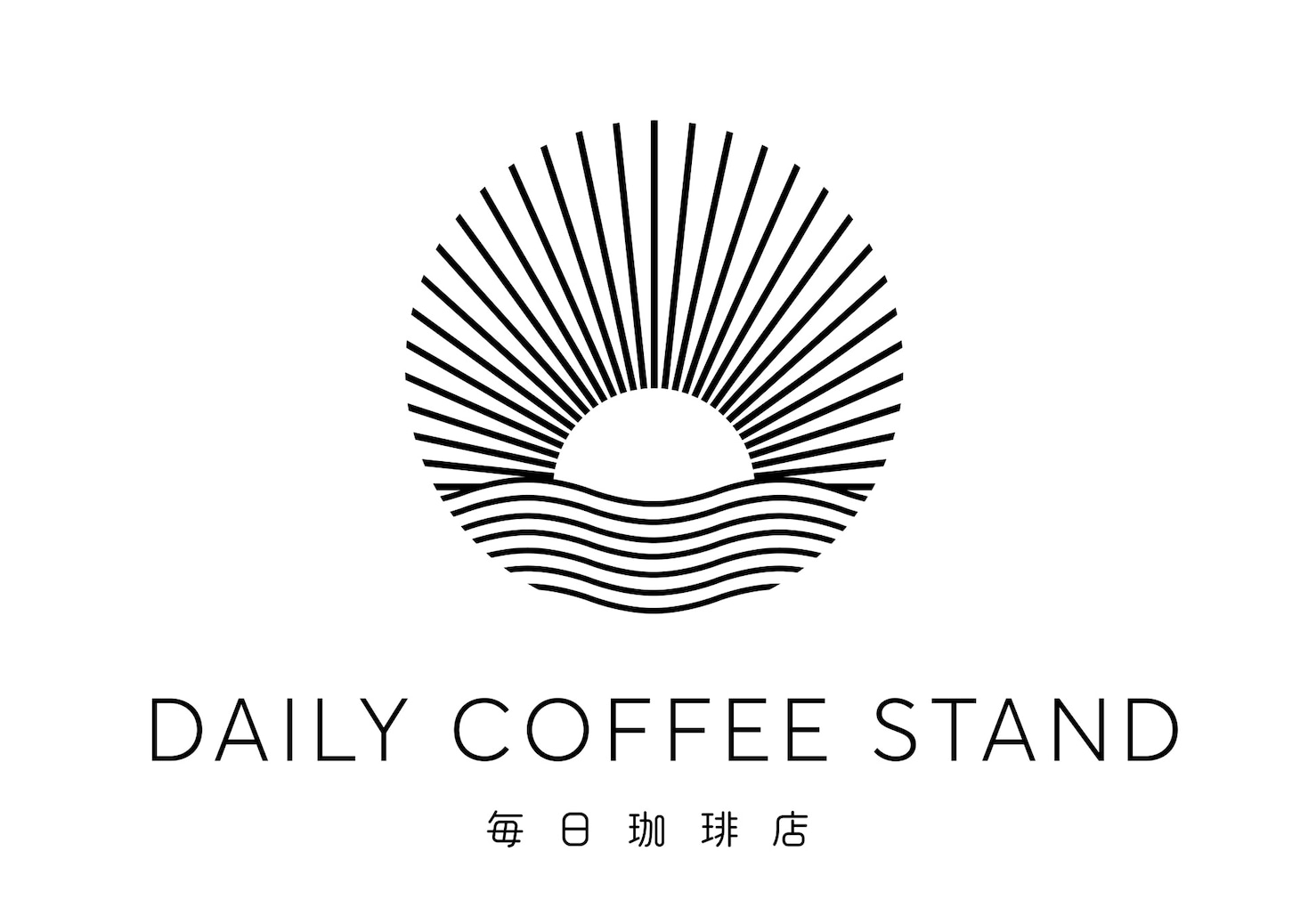 DAILY COFFEE STANDのロゴ。